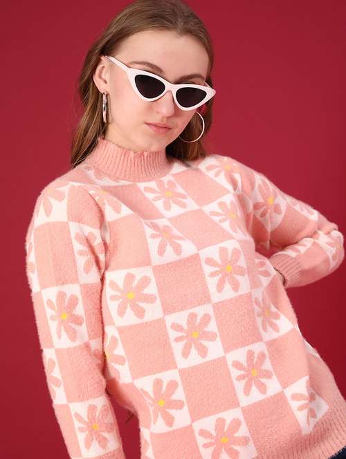 women self design long sleeve pullover - 22157314 -  Standard Image - 0