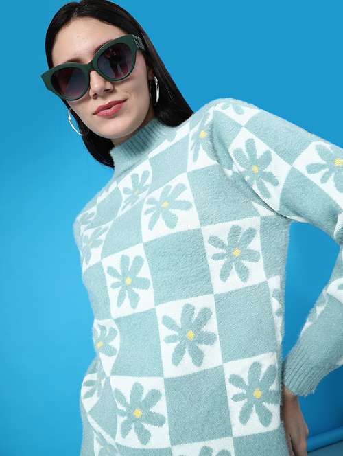 women self design long sleeve pullover - 22157385 -  Standard Image - 0