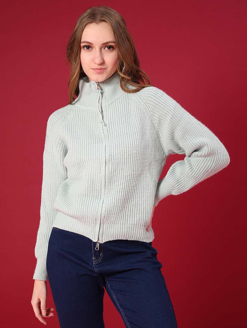 women self design long sleeve cardigan - 22157443 -  Standard Image - 3