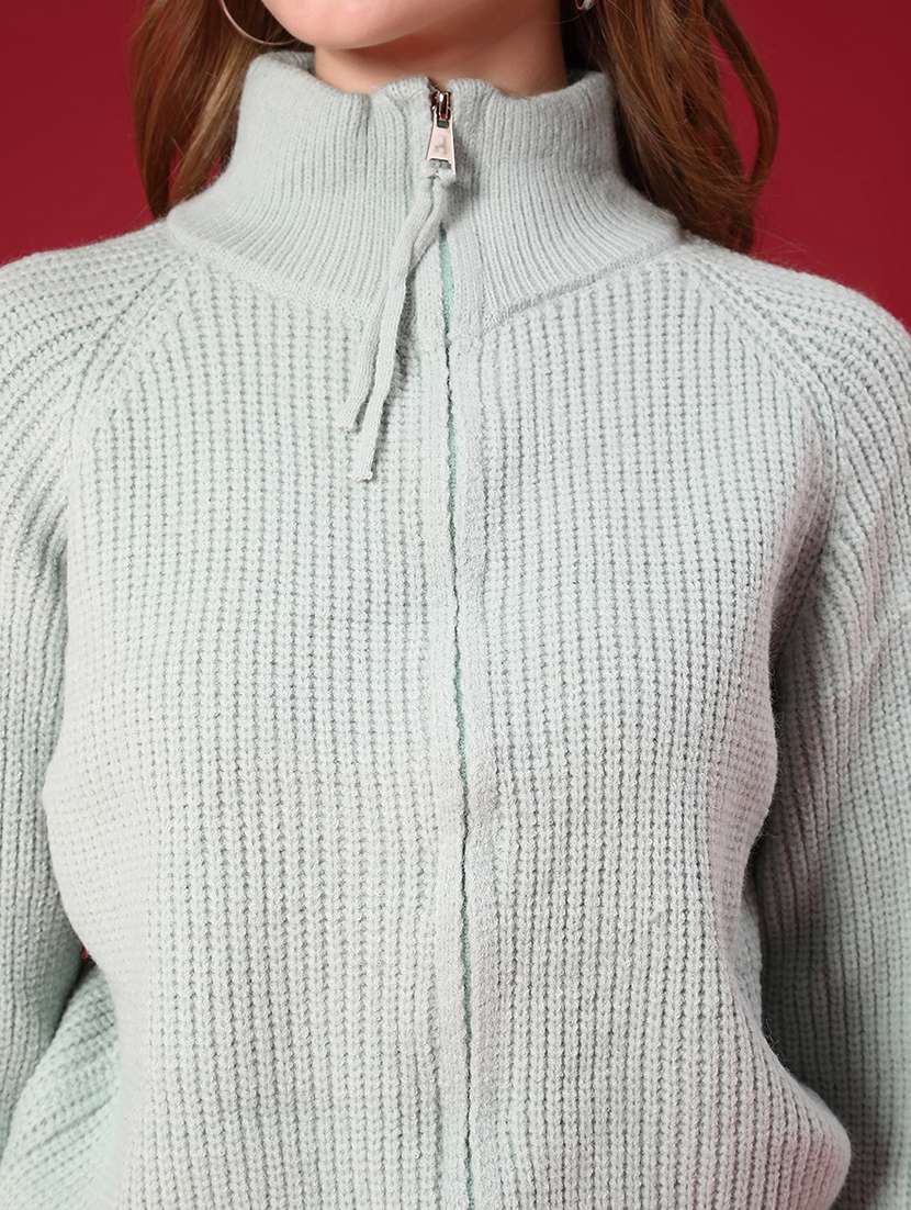 women self design long sleeve cardigan - 22157443 -  Standard Image - 5