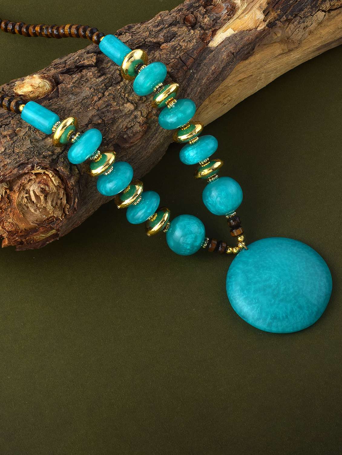 women crystal fashion long necklace - 22157567 -  Zoom Image - 0