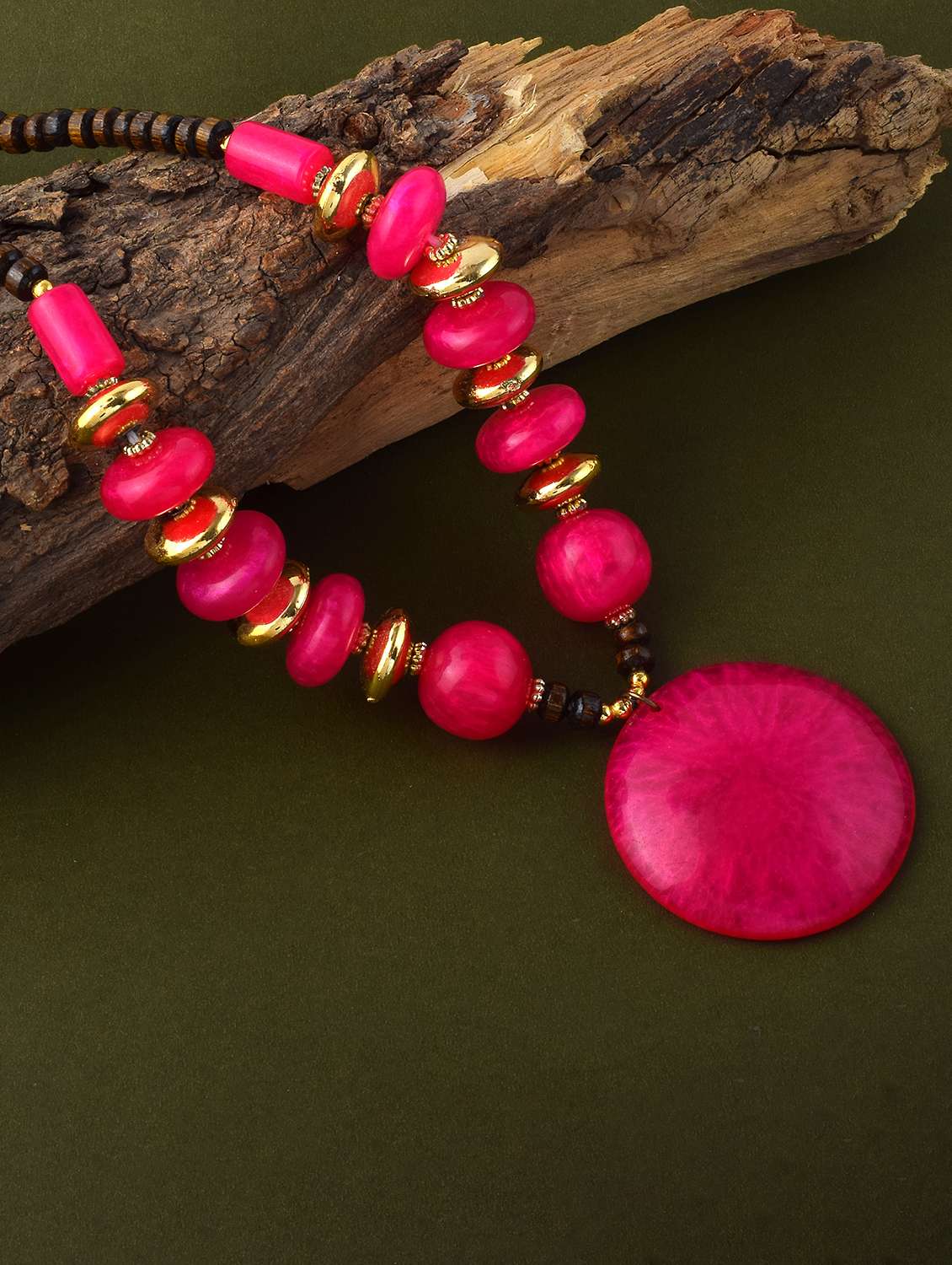 women crystal fashion long necklace - 22157568 -  Zoom Image - 0