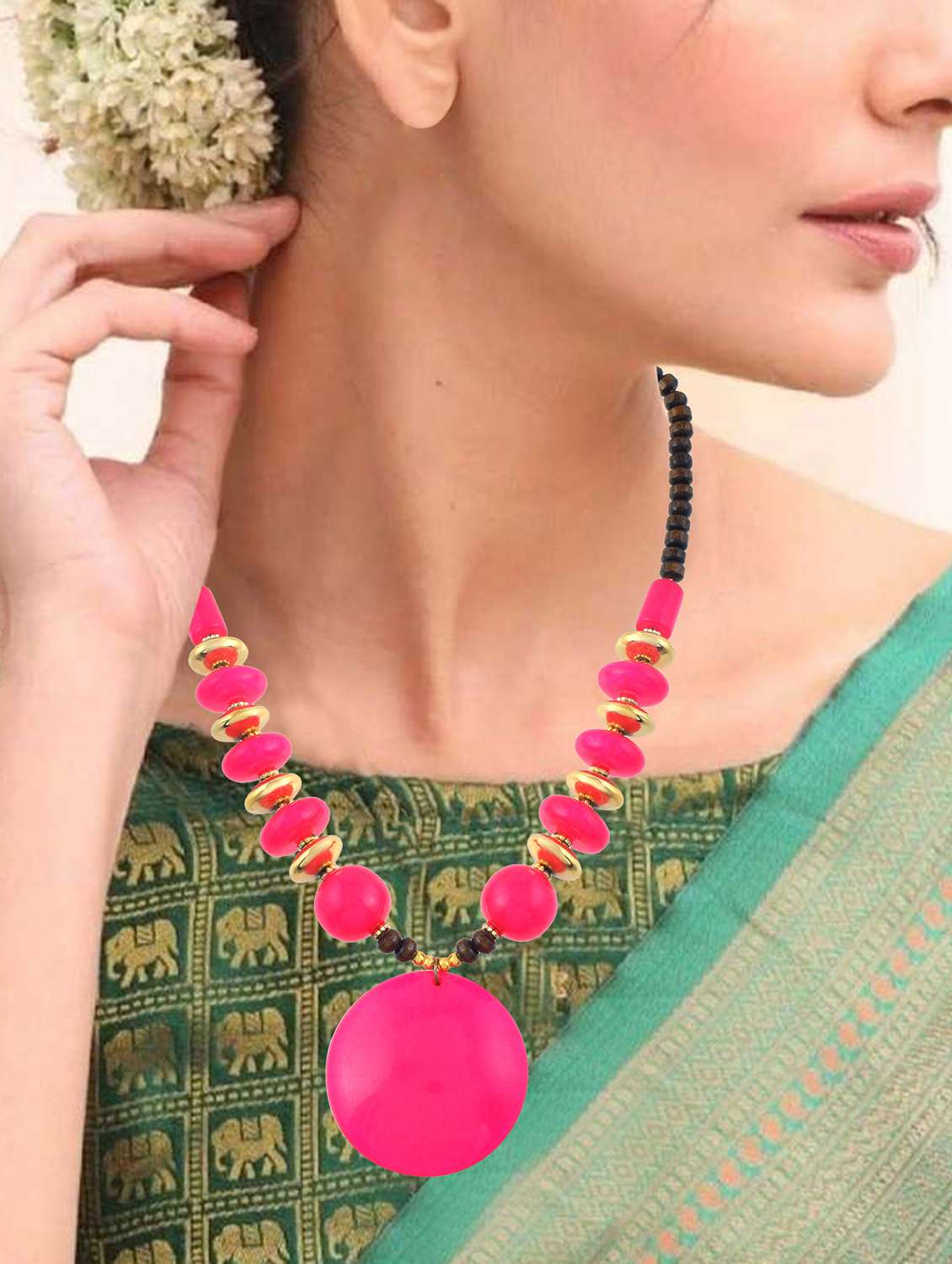 women crystal fashion long necklace - 22157568 -  Standard Image - 3