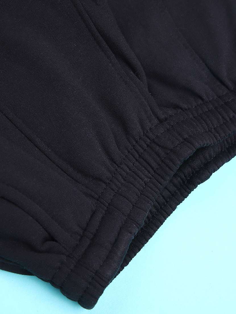 girls plain mid rise regular fit jogger - 22157602 -  Standard Image - 3