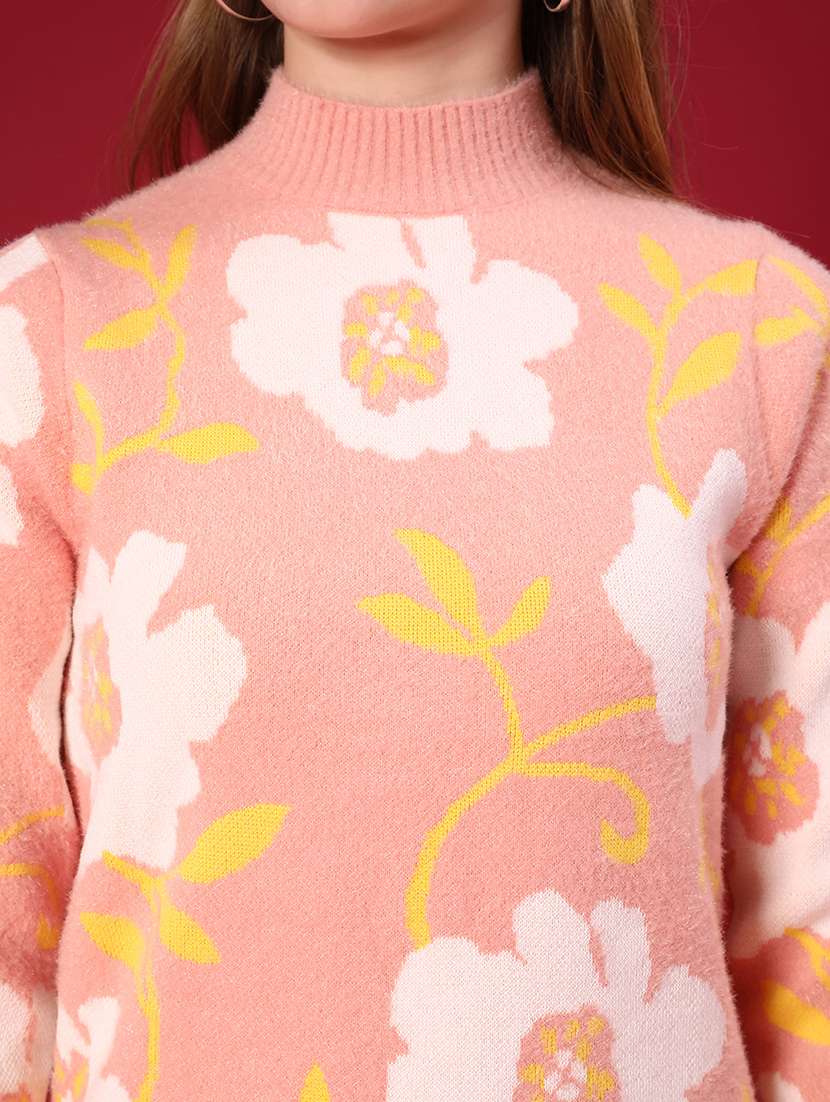 women floral long sleeve pullover - 22157737 -  Standard Image - 5