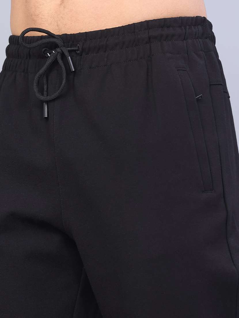 men solid mid rise full length track pant - 22157763 -  Standard Image - 5