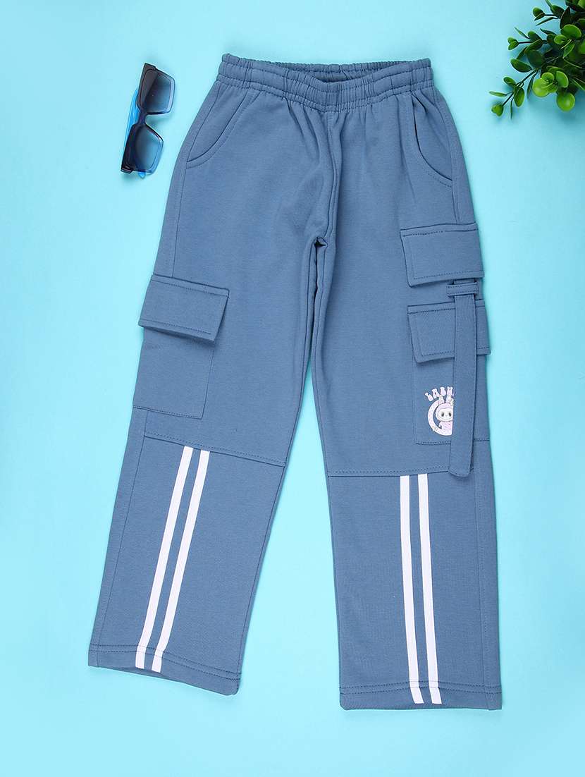 girls solid mid rise cargo