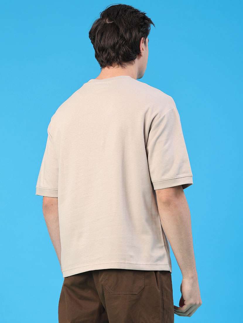 men solid short sleeve loose fit t-shirt - 22158191 -  Standard Image - 3