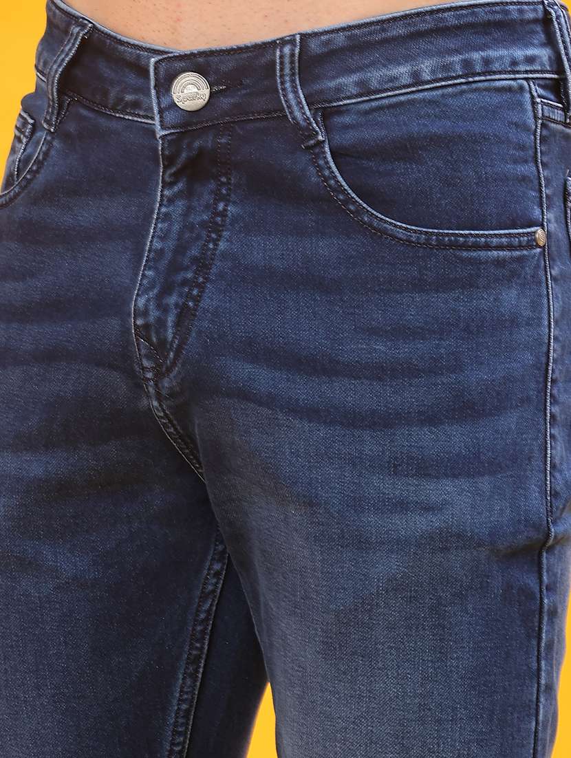 Men Washed Mid Rise Full Length Jeans - 22158278 -  Standard Image - 5