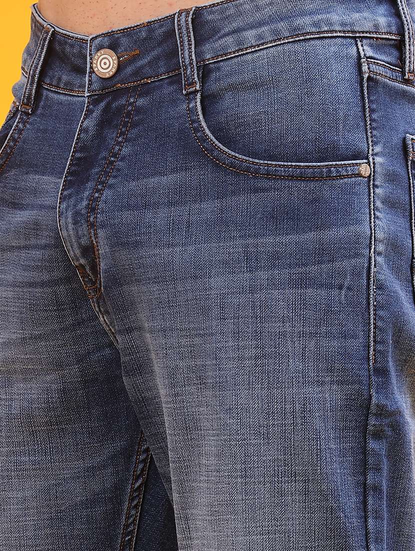 men washed mid rise full length jeans - 22158279 -  Standard Image - 5