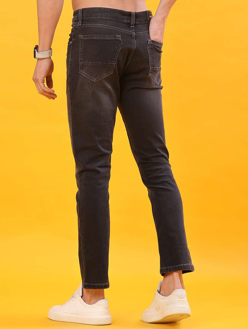 men washed mid rise full length jeans - 22158281 -  Standard Image - 3
