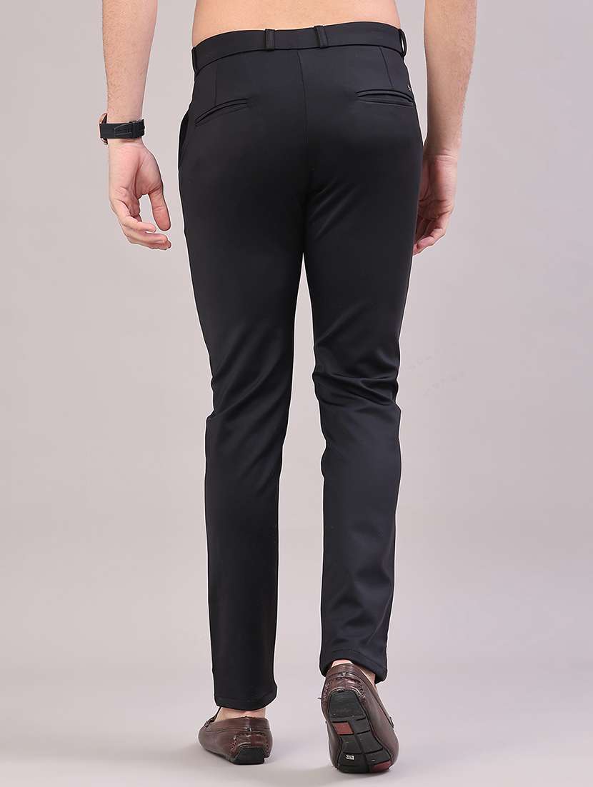 men solid mid rise slim fit casual chino - 22158502 -  Standard Image - 3