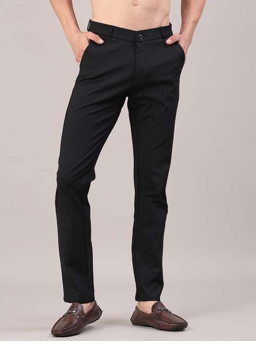 men solid mid rise slim fit chinos  - 22158511 -  Standard Image - 0