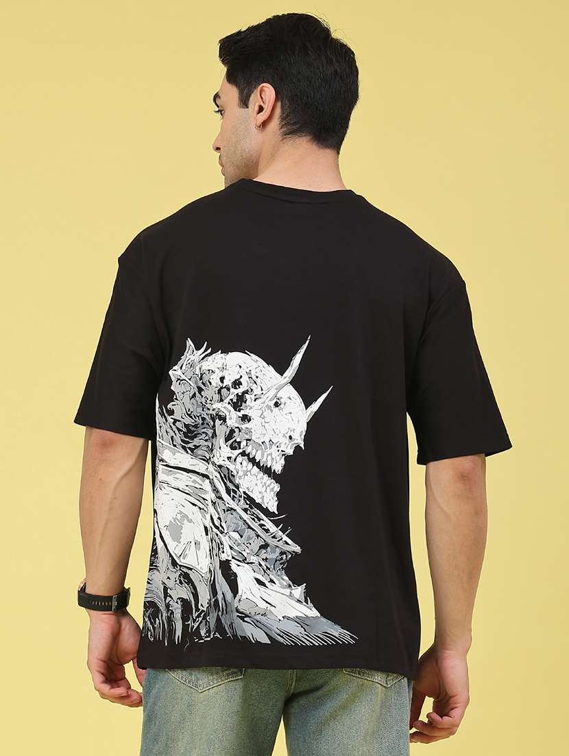 men printed short sleeve oversized t-shirt - 22158588 -  Standard Image - 3