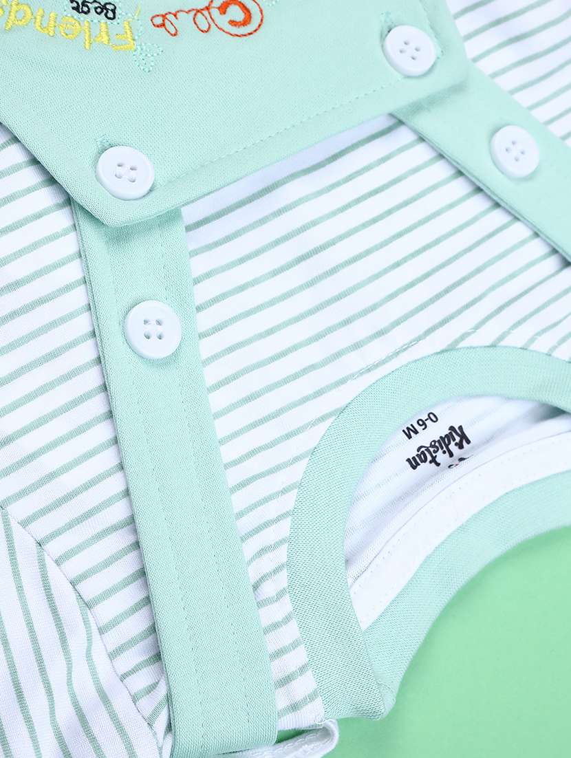 boys printed t-shirt and dungree set - 22159171 -  Standard Image - 3