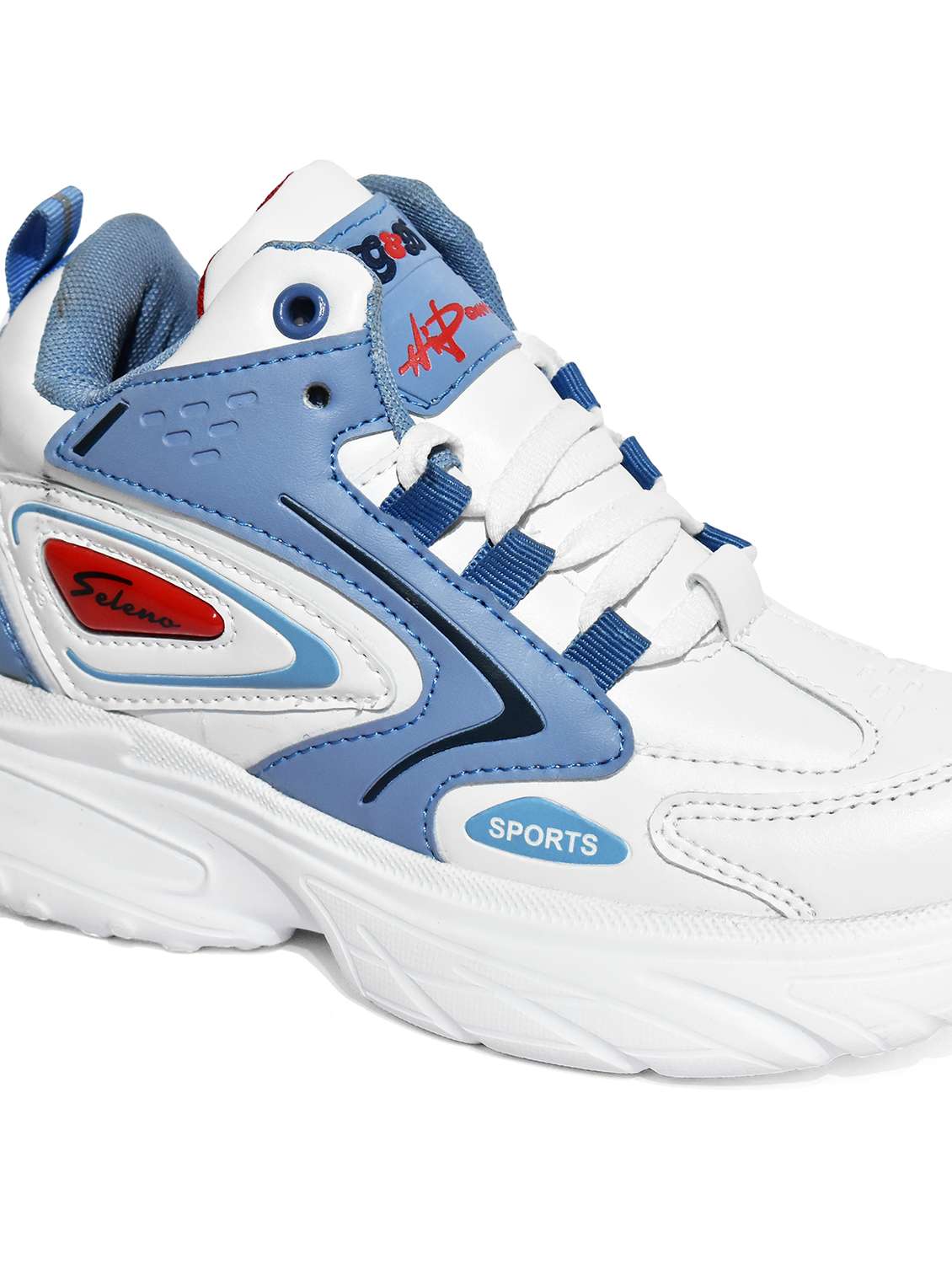 boys blue synthetic sports shoe - 22159241 -  Standard Image - 5