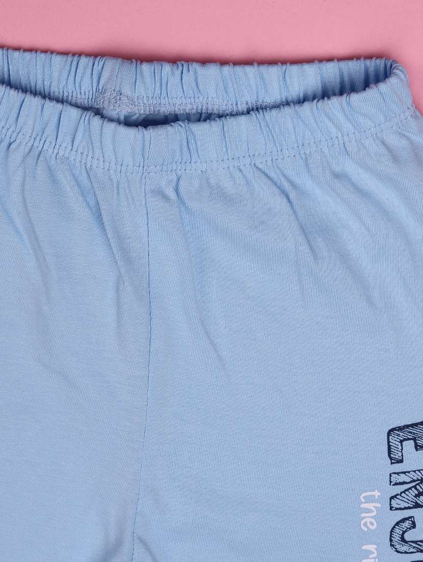 boys printed t-shirt and shorts co-ord set - 22159242 -  Standard Image - 5