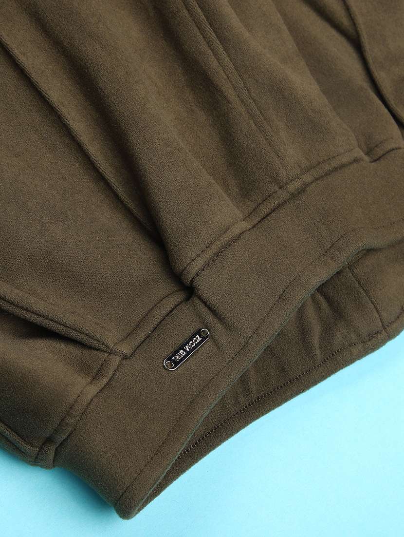 girls solid mid rise straight trouser - 22159332 -  Standard Image - 3