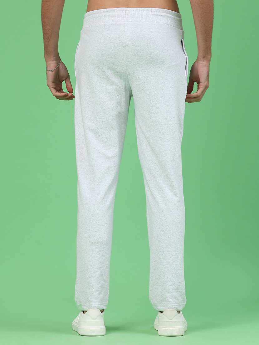 men solid mid rise full length track pant - 22159581 -  Standard Image - 3