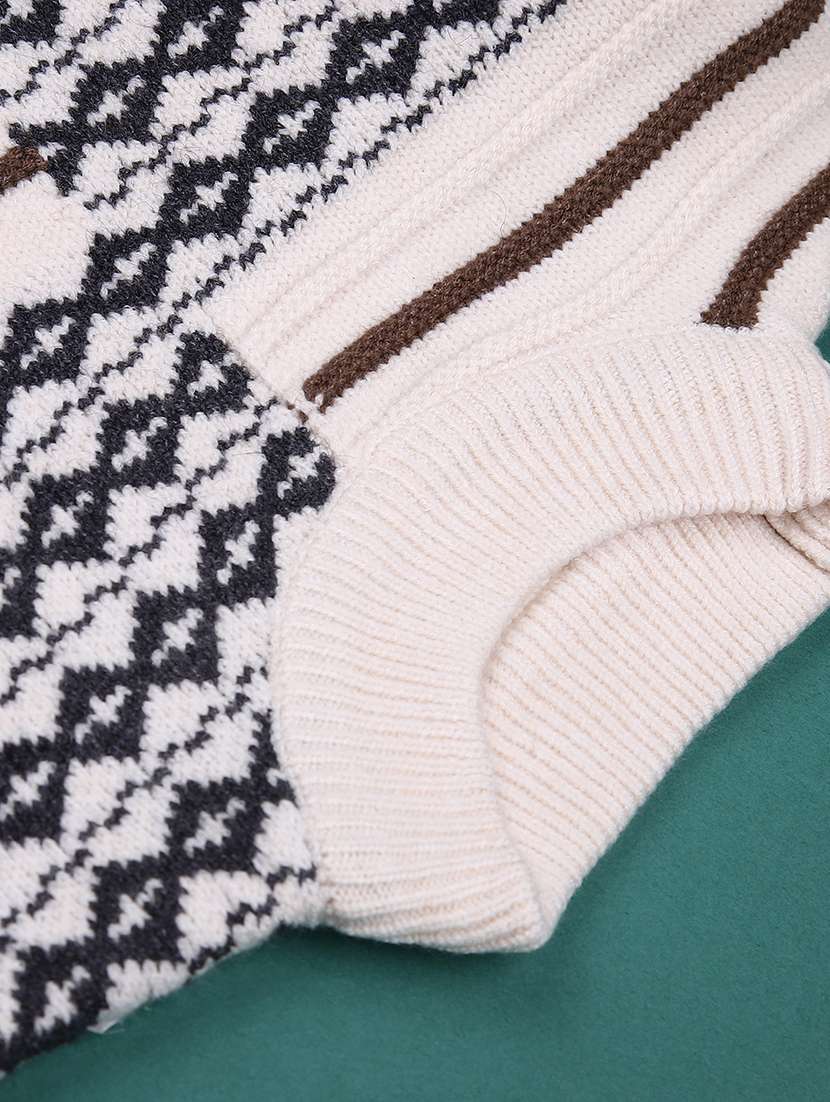 boys self design long sleeve sweater - 22159595 -  Standard Image - 3