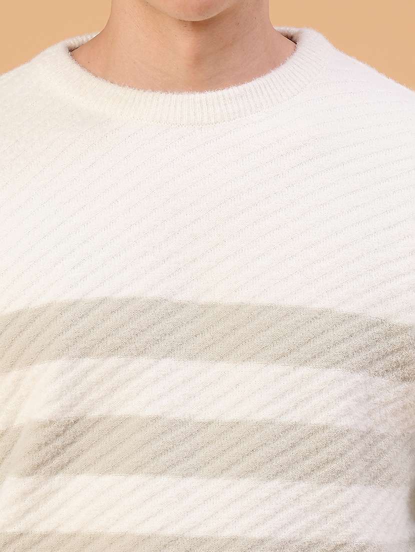 men color blocked long sleeve pullover - 22159660 -  Standard Image - 5