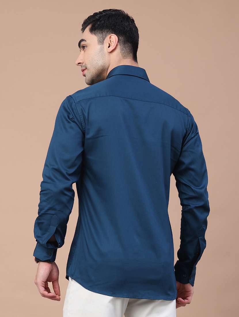 men solid long sleeve shirt - 22159697 -  Standard Image - 3