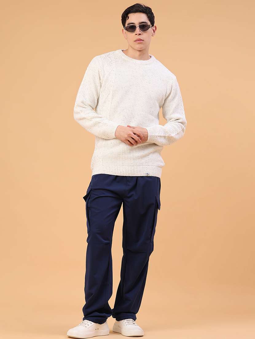 men self designed long sleeve pullover - 22159740 -  Standard Image - 5