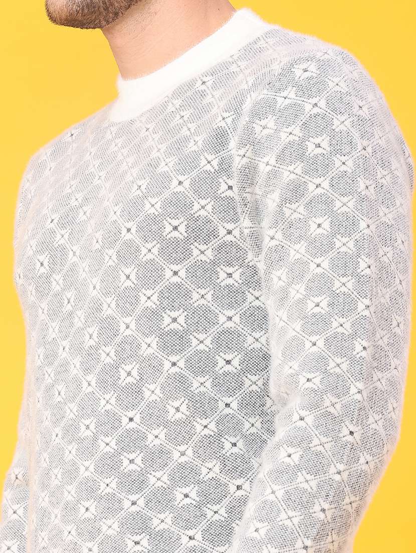 men self design long sleeve regular fit pullover  - 22159977 -  Standard Image - 5
