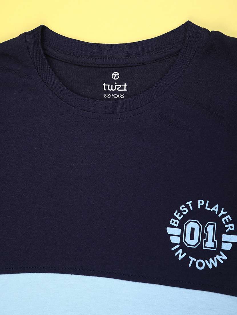 Boys Color Blocked Short Sleeve T-shirt - 22160100 -  Standard Image - 3