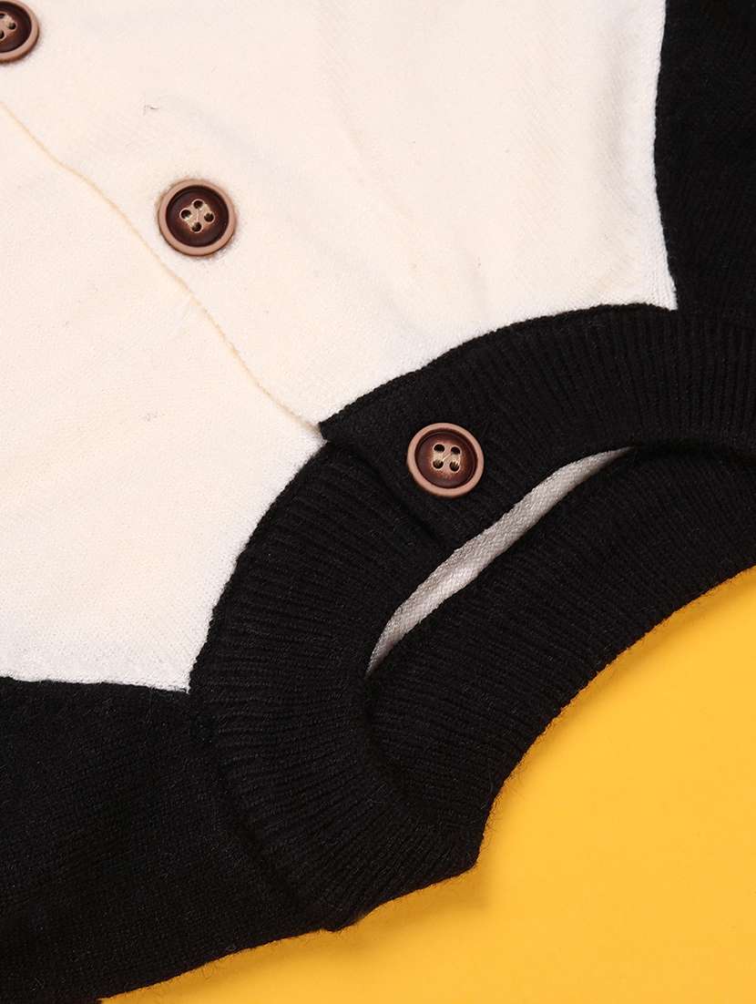 boys color blocked long sleeve front open sweater - 22160116 -  Standard Image - 3