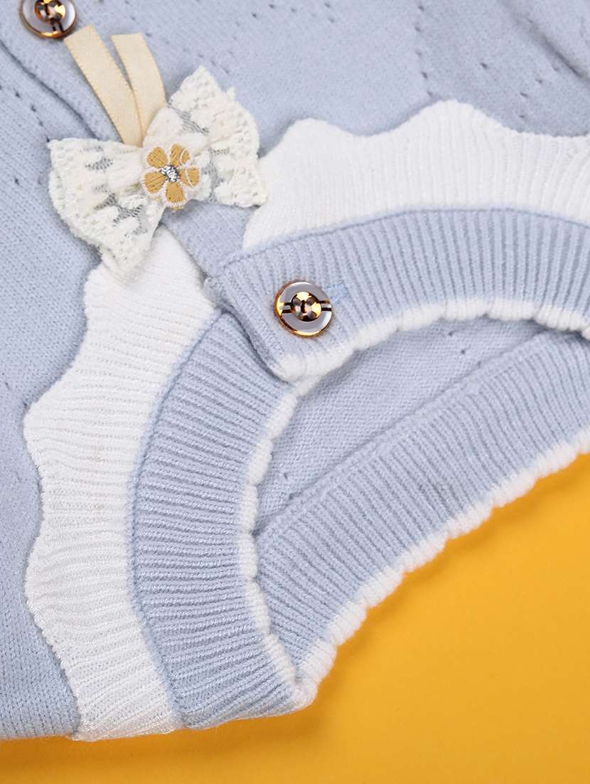 girls self designed long sleeve cardigan - 22160128 -  Standard Image - 3