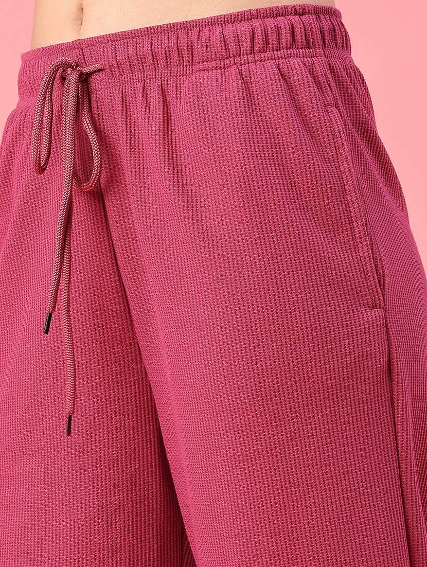 Women Solid Mid Rise Track Pant - 22160189 -  Standard Image - 5