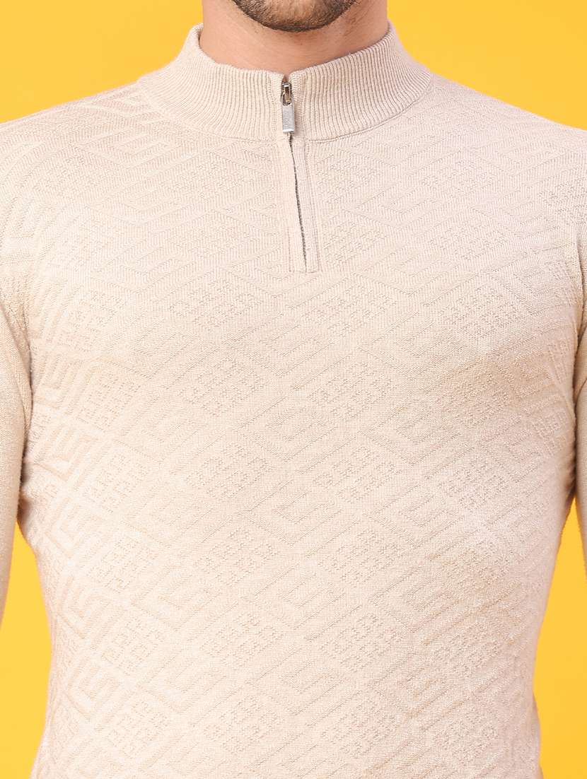 men self design long sleeve regular fit pullover  - 22160192 -  Standard Image - 5