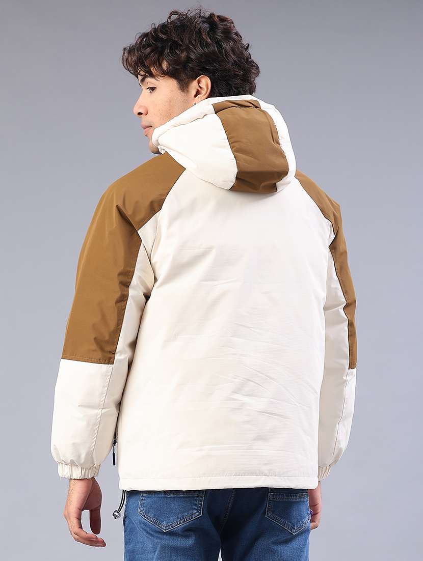 men color block long sleeve bomber jacket - 22160198 -  Standard Image - 3