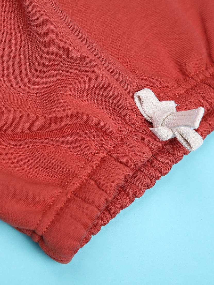 boys solid mid rise winterwear jogger - 22160224 -  Standard Image - 3