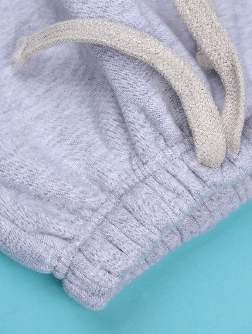 boys solid mid rise winterwear jogger - 22160258 -  Standard Image - 3