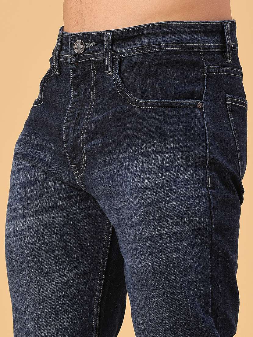 men washed mid rise full length bootcut jeans - 22160325 -  Standard Image - 5