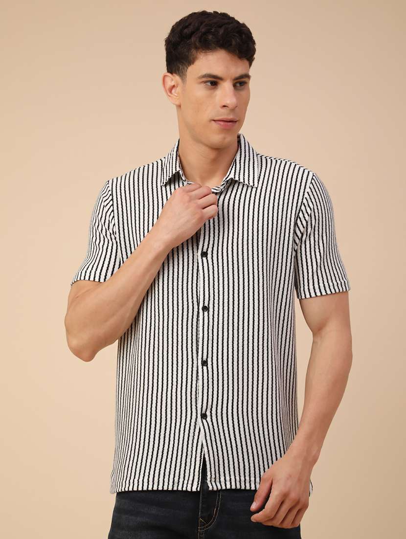 men white cotton casual shirt