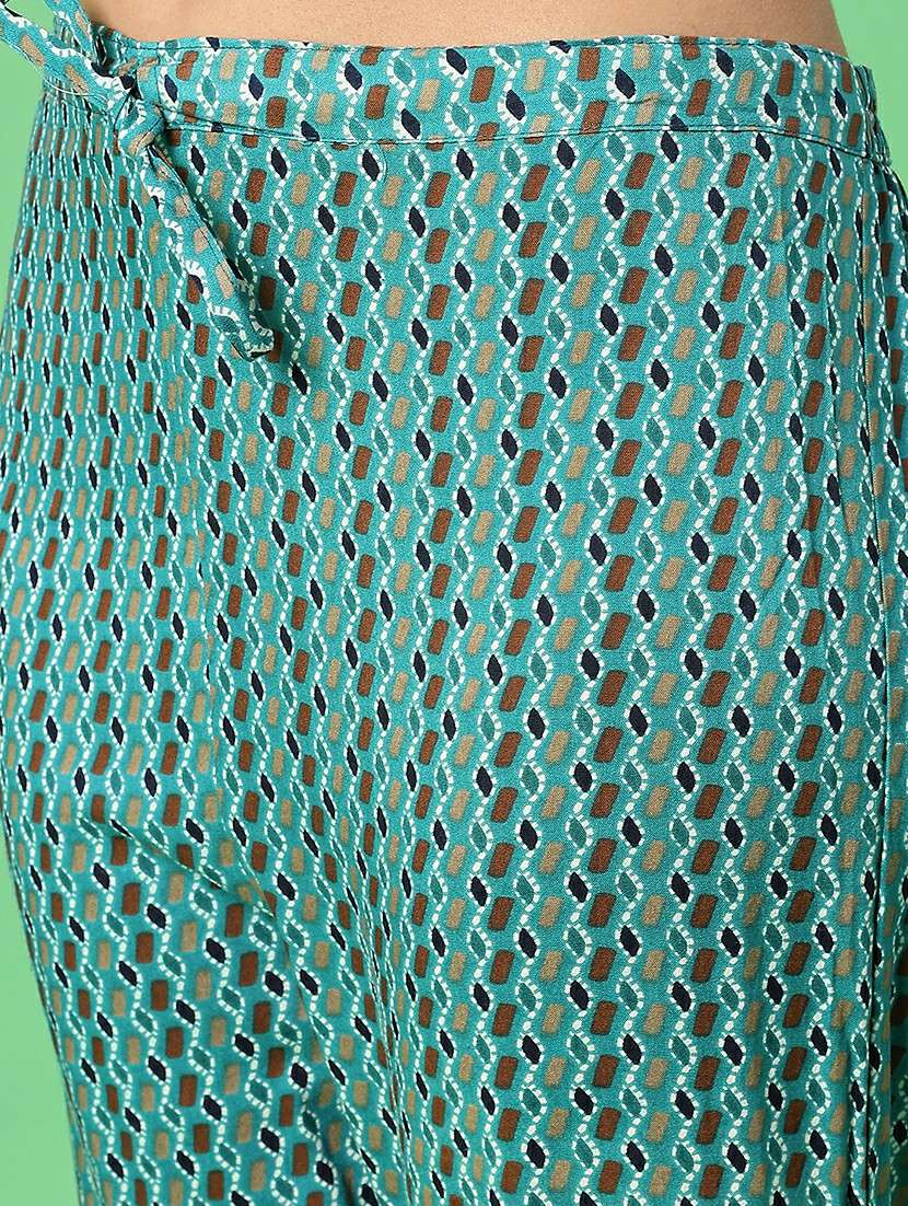 women printed three quarter sleeve kurta pant with dupatta set - 22160526 -  Standard Image - 5