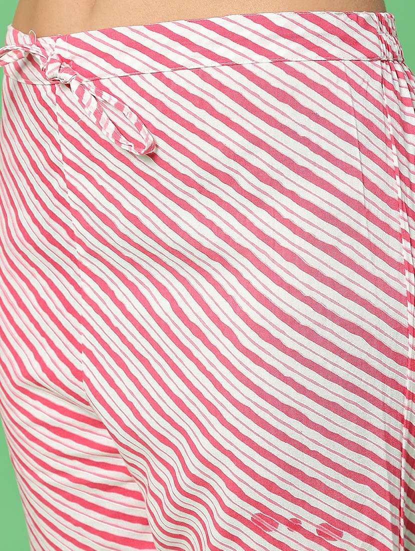 women floral three quarter sleeve kurta pant with dupatta set - 22160851 -  Standard Image - 5