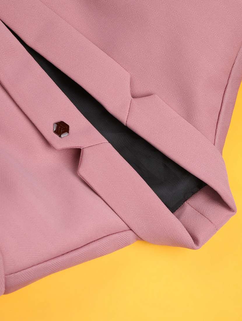 pink cotton blazer jackets & coat - 22160868 -  Standard Image - 3