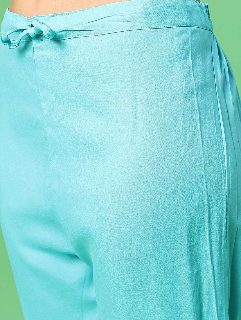 women printed three quarter sleeve kurta pant with dupatta set - 22160874 -  Standard Image - 5