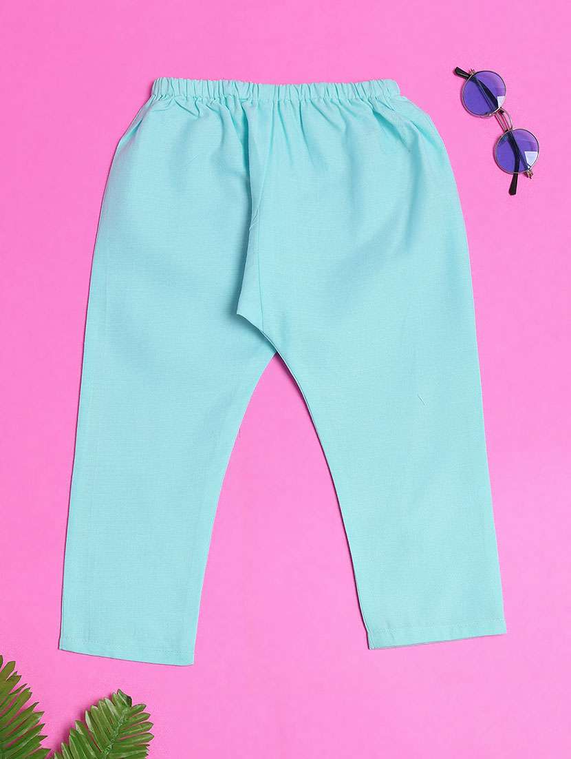 boys embroidered kurta and pyjama set with jacket - 22160952 -  Standard Image - 3