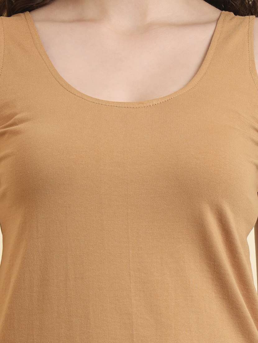 women solid sleeveless camisole - 22160992 -  Standard Image - 5