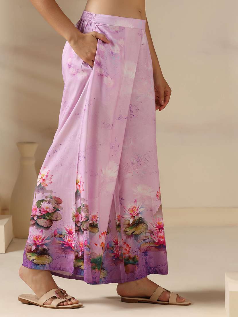 women three quarter sleeve regular fit ethnic co-ord set - 22161032 -  Standard Image - 5