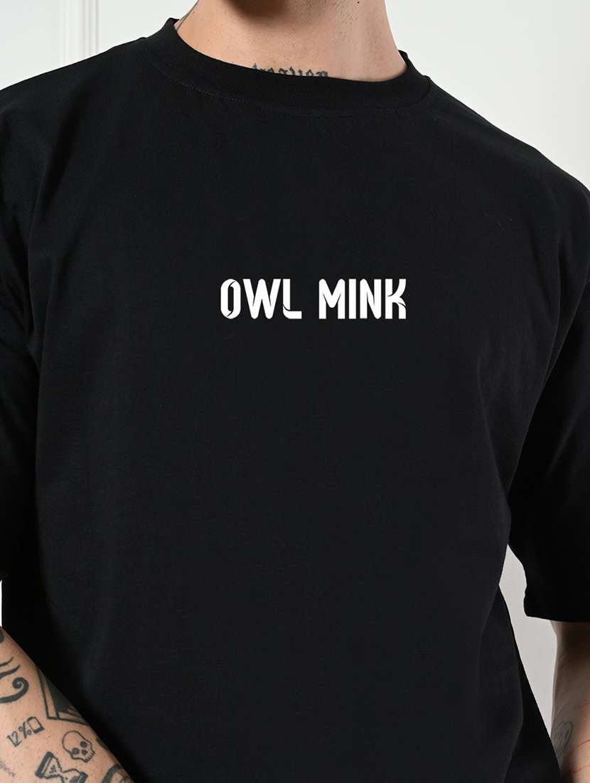 men front & back print short sleeve loose fit t-shirt - 22161112 -  Standard Image - 3