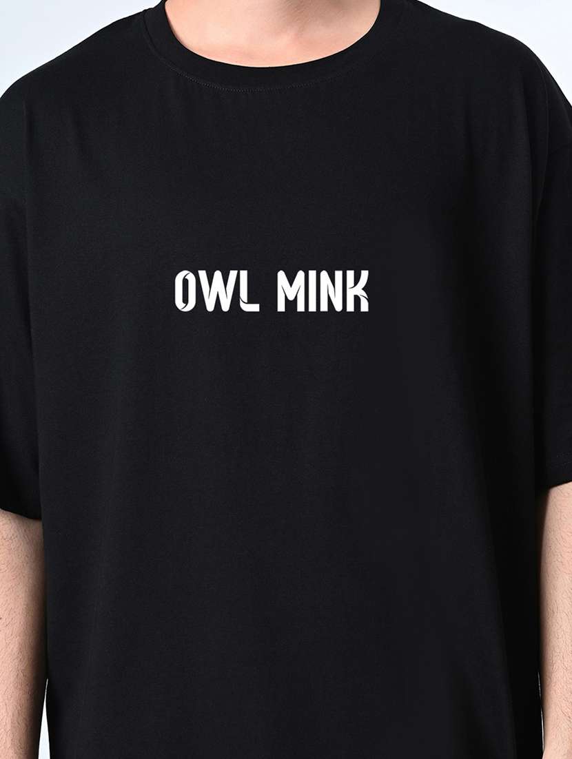 men front & back print short sleeve loose fit t-shirt - 22161117 -  Standard Image - 3