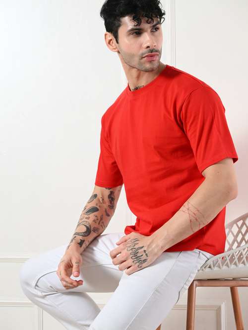 men solid short sleeve regular fit t-shirt - 22161126 -  Standard Image - 0