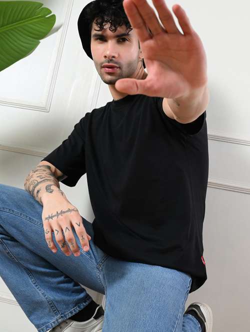 men solid short sleeve regular fit t-shirt - 22161128 -  Standard Image - 0