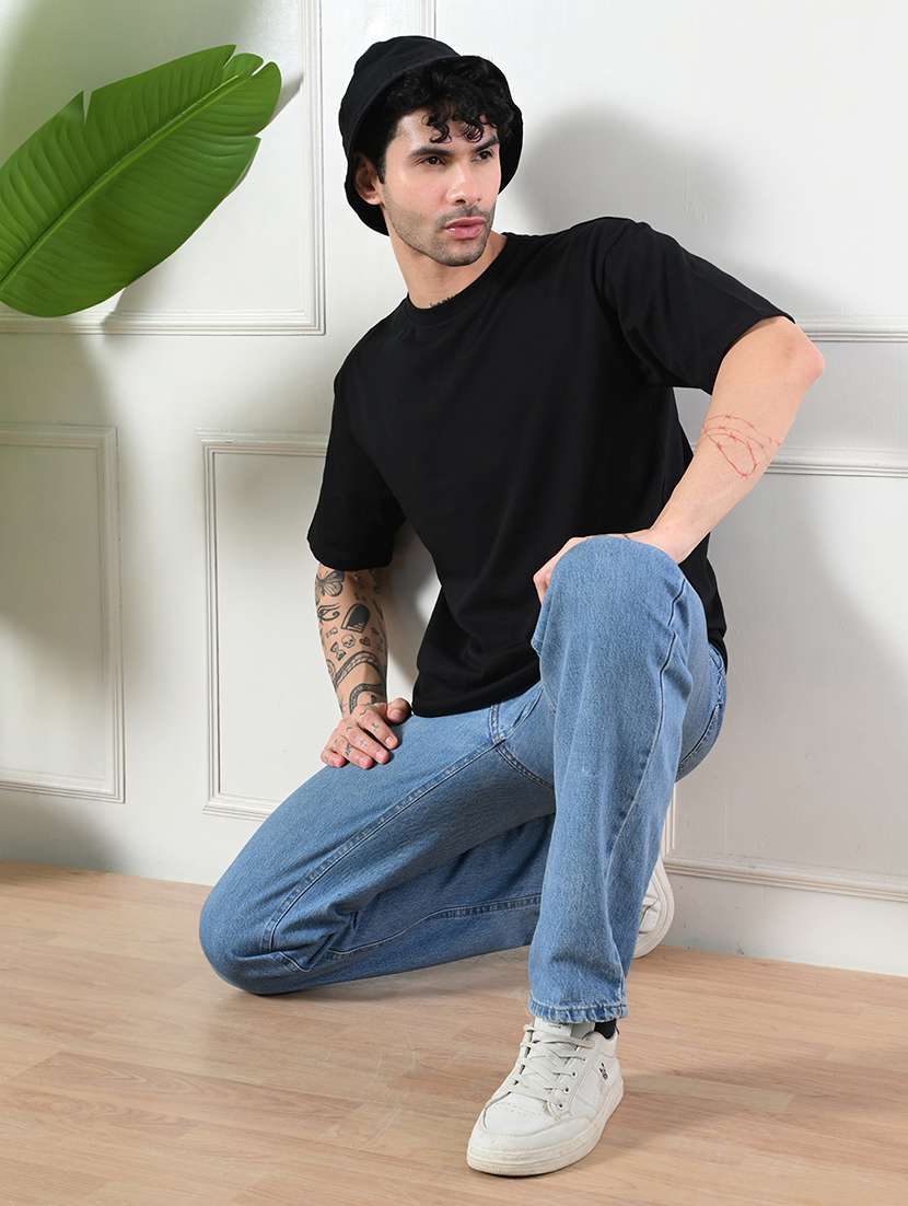 men solid short sleeve regular fit t-shirt - 22161128 -  Standard Image - 5